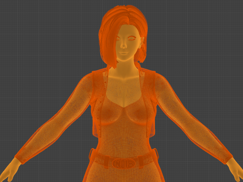 ANDROID 18 Dragon Ball Z 3D Model