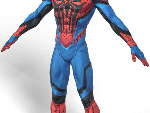 SPIDER-MAN - Advanced Comic Style Suit 3D Model