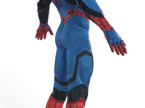 SPIDER-MAN - Advanced Comic Style Suit 3D Model