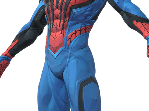 SPIDER-MAN - Advanced Comic Style Suit 3D Model