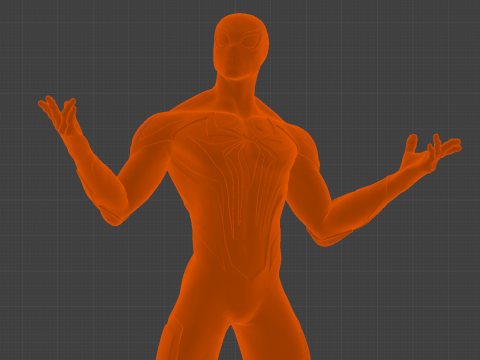 SPIDER-MAN - Advanced Comic Style Suit 3D Model