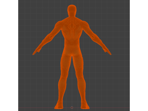 SPIDER-MAN - Advanced Comic Style Suit 3D Model