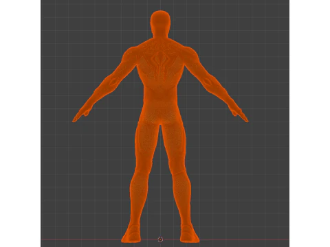 SPIDER-MAN - Advanced Comic Style Suit 3D Model