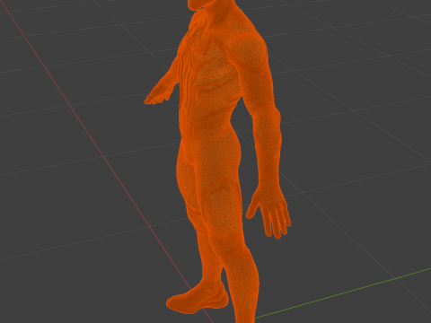 SPIDER-MAN - Advanced Comic Style Suit 3D Model