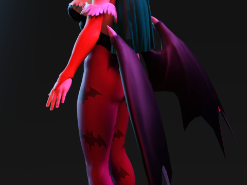 MORRIGAN AENSLAND Succubus Quee 3D Model