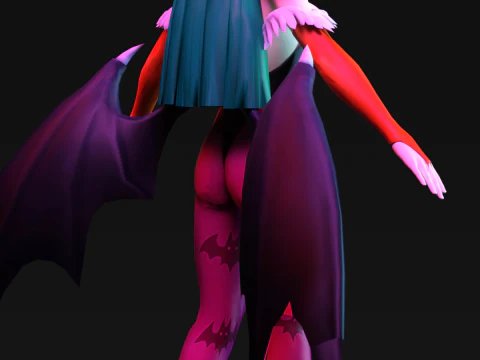 MORRIGAN AENSLAND Succubus Quee 3D Model
