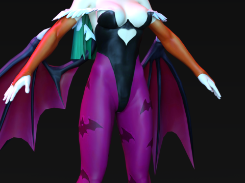 MORRIGAN AENSLAND Succubus Quee 3D Model