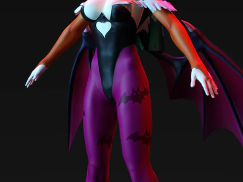 MORRIGAN AENSLAND Succubus Quee 3D Model