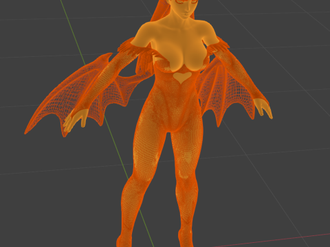 MORRIGAN AENSLAND Succubus Quee 3D Model