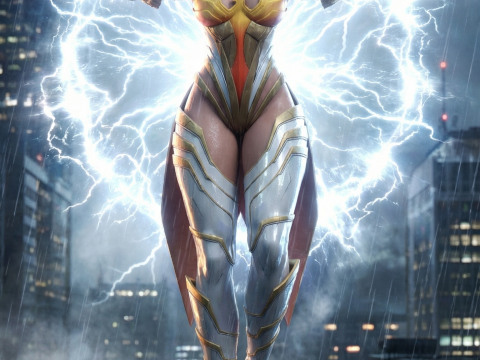 EMMA FROST - Armure h&eacute;ro&iuml;que de la Reine Blanche Modèle 3D