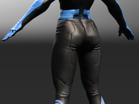 INVISIBLE WOMAN Sue Storm - Modern Stealth Suit 3D Model