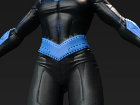 INVISIBLE WOMAN Sue Storm - Modern Stealth Suit 3D Model