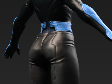 INVISIBLE WOMAN Sue Storm - Modern Stealth Suit 3D Model