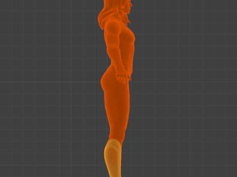 INVISIBLE WOMAN Sue Storm - Modern Stealth Suit 3D Model
