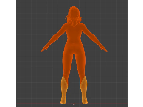 INVISIBLE WOMAN Sue Storm - Modern Stealth Suit 3D Model