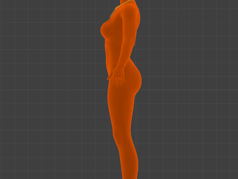 SHANI The Witcher - Summer Lingerie 3D Model