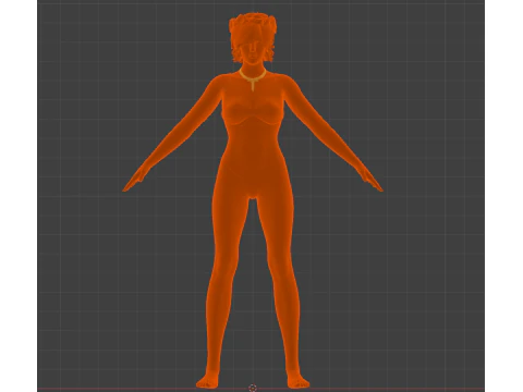 SHANI The Witcher - Summer Lingerie 3D Model