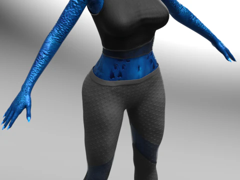 MYSTIQUE Raven Darkhlme - Training 3D Model