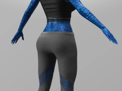 MYSTIQUE Raven Darkhlme - Training 3D Model