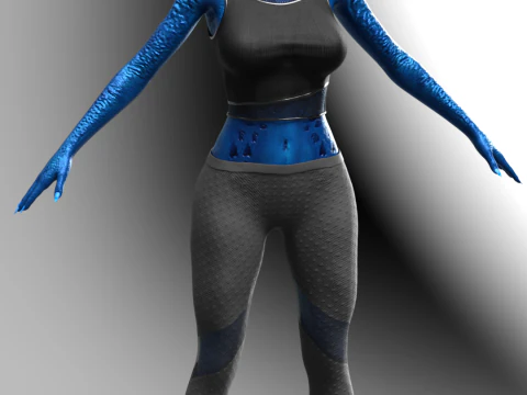 MYSTIQUE Raven Darkhlme - Training 3D Model