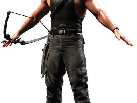 JOHN RAMBO - Classic First Blood - Gu&eacute;rilla du Vietnam Modèle 3D