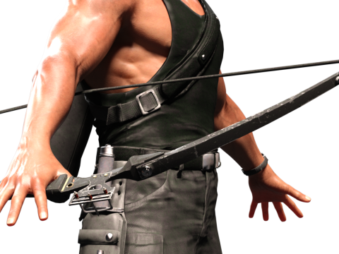 JOHN RAMBO - Classic First Blood - Gu&eacute;rilla du Vietnam Modèle 3D