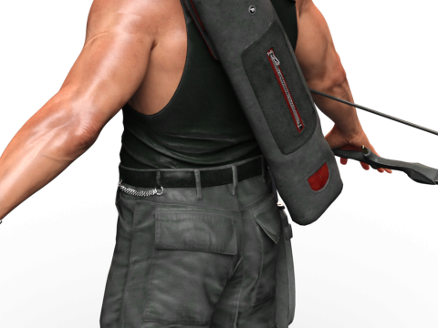 JOHN RAMBO - Classic First Blood - Gu&eacute;rilla du Vietnam Modèle 3D