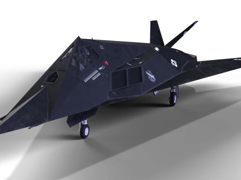 LOCKHEED F-117 NIGHTHAWK - Stealth Attack Aircraft 3D Model