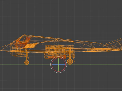 LOCKHEED F-117 NIGHTHAWK - Stealth Attack Aircraft 3D Model