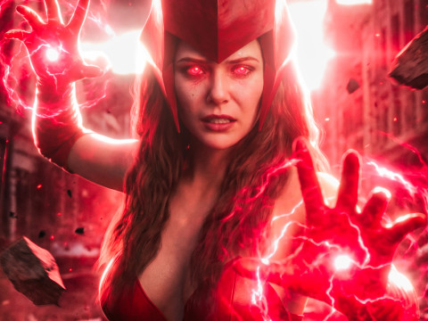 LA STREGA SCARLETA Wanda Maximoff Modello 3D