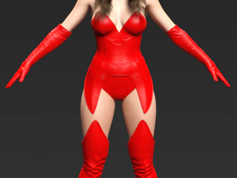 SCARLET WITCH Wanda Maximoff 3D Model