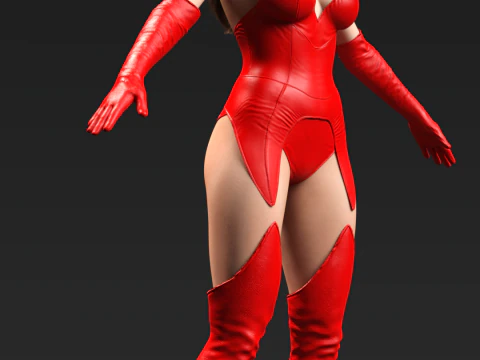 SCARLET WITCH Wanda Maximoff 3D Model