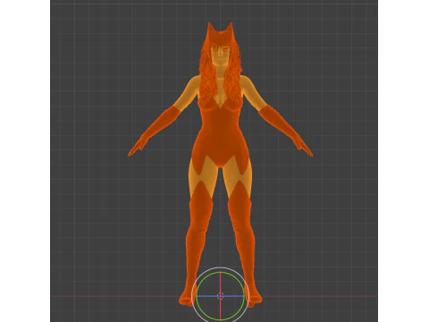 SCARLET WITCH Wanda Maximoff 3D Model