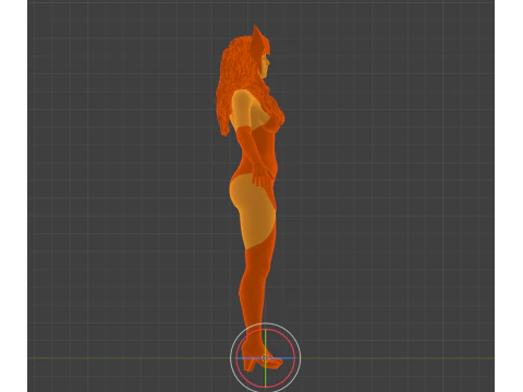 SCARLET WITCH Wanda Maximoff 3D Model