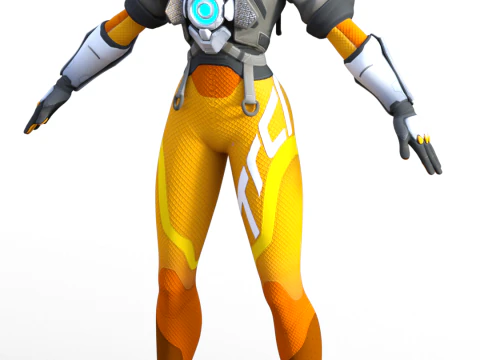 TRACER Lena Oxton - Overwatch Hero 3D Model
