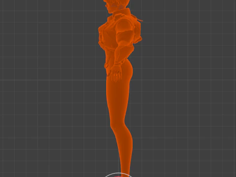 TRACER Lena Oxton - Overwatch Hero 3D Model