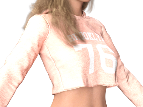 Jennifer Lawrence Likeness 3D Model