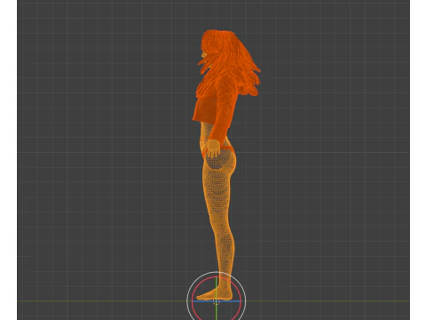 Jennifer Lawrence Likeness 3D Model