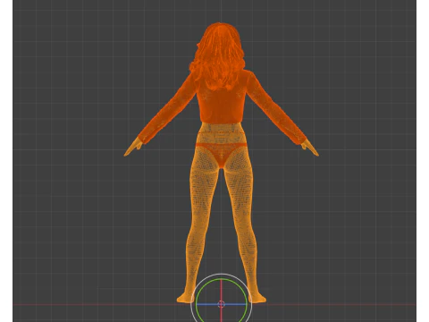 Jennifer Lawrence Likeness 3D Model