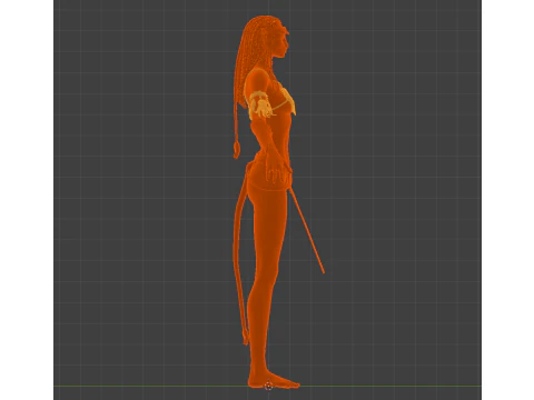 NEYTIRI - AVATAR Navi Female Warrior 3D Model