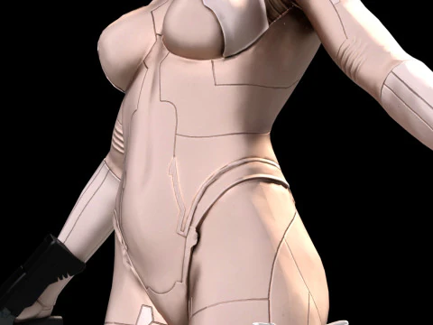 MAJOR MOTOKO KUSANAGI Thermoptic Suit 3D Model