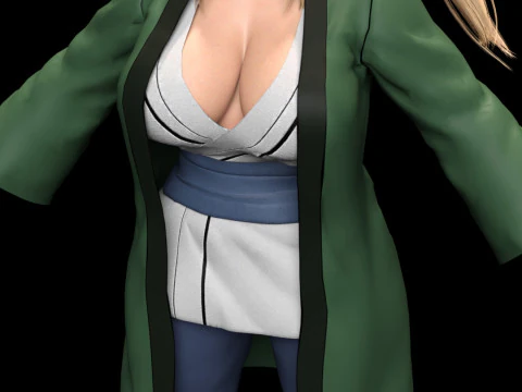 TSUNADE - Fifth Hokage Legendary Sannin 3D Model