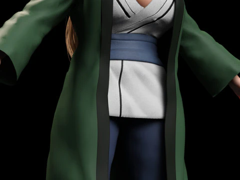 TSUNADE - Fifth Hokage Legendary Sannin 3D Model