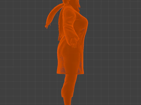 TSUNADE - Fifth Hokage Legendary Sannin 3D Model