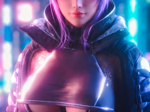 AYANE - Cyber Kunoichi Combat Suit 3D Model