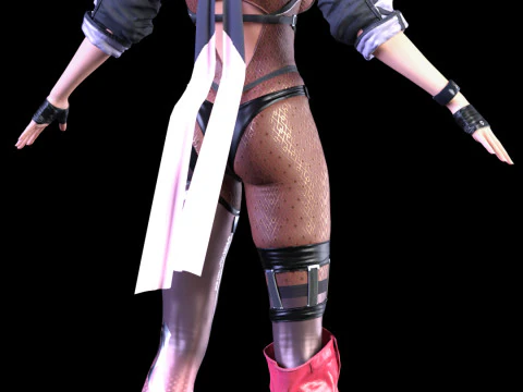 AYANE - Cyber Kunoichi Combat Suit 3D Model