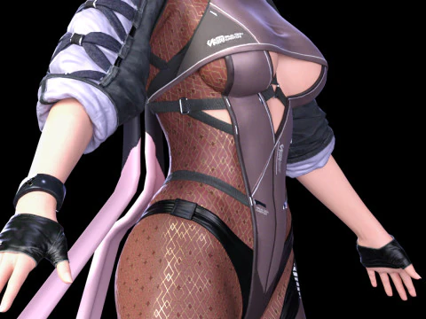 AYANE - Cyber Kunoichi Combat Suit 3D Model