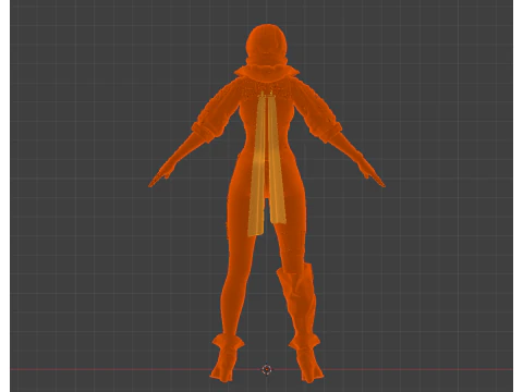 AYANE - Cyber Kunoichi Combat Suit 3D Model