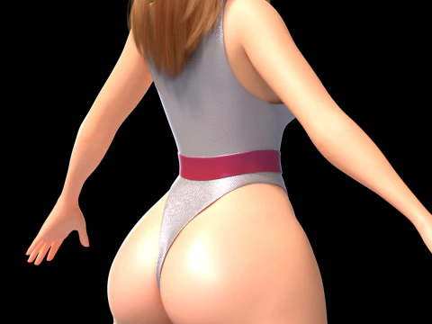 ELASTIGIRL - HELEN PARR - Silver Suit Pin-Up Variant 3D Model