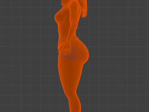 ELASTIGIRL - HELEN PARR - Silver Suit Pin-Up Variant 3D Model